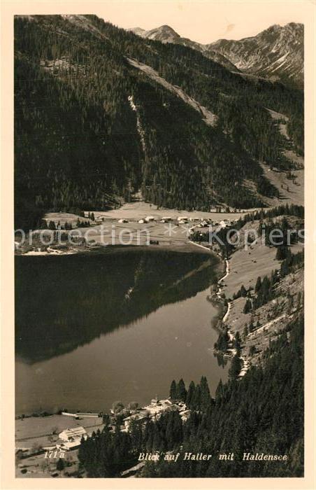 Haller Tirol Fliegeraufnahme mit Haldensee