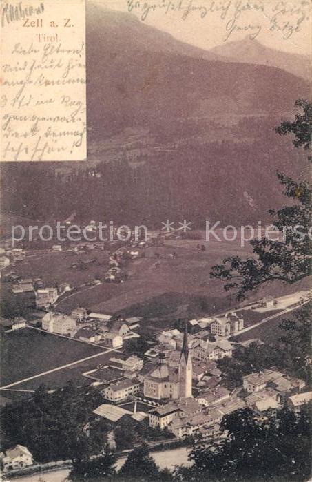 Zell Ziller Tirol Fliegeraufnahme