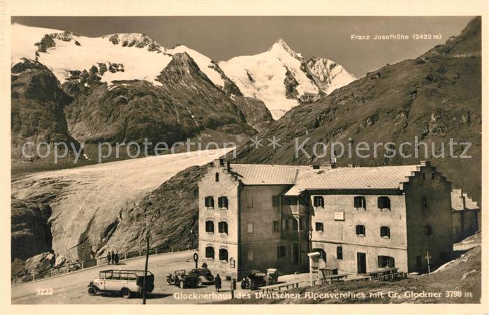 Glocknerhaus des Deutschen Alpenvereins mit Gross-Glockner