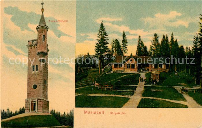 Mariazell Steiermark Buergeralpe Aussichtsturm