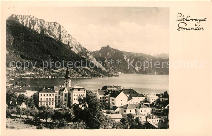 Gmunden Salzkammergut Fliegeraufnahme