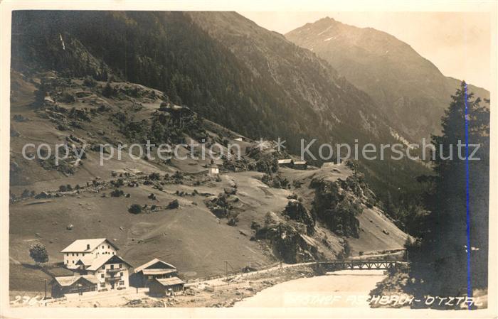 Aschbach oetztal Gasthaus Aschbach Fliegeraufnahme