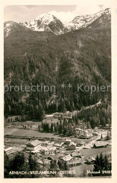 Arnbach Sillian Weitlanbrunn Fliegeraufnahme