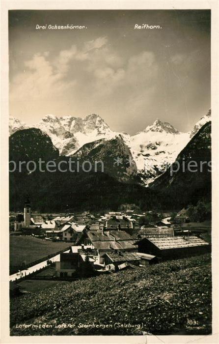 Lofer mit Loferer Steinbergen