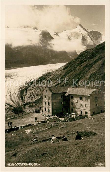 Glocknerhaus mit Gletscher