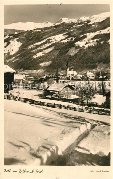 Zell See Zillertal im Winter