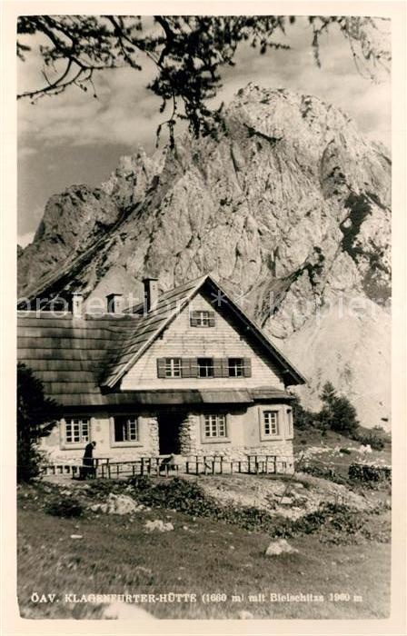 Klagenfurter Huette Huette mit Bielschitza