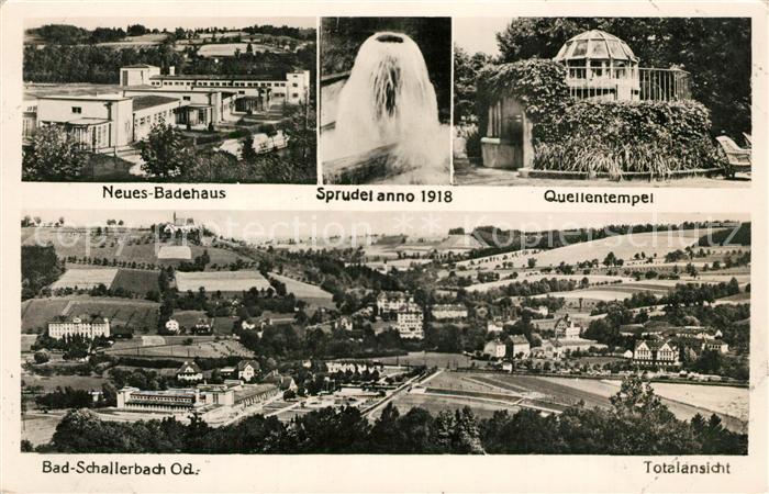 Bad Schallerbach Totalansicht Neues Badehaus Sprudel Quellentempel