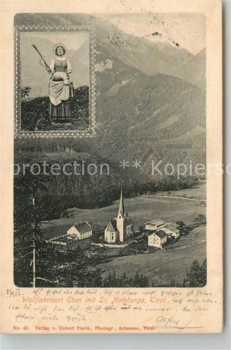 Eben Achensee Wallfahrtsort mit St Nothburga Heiligenfigur