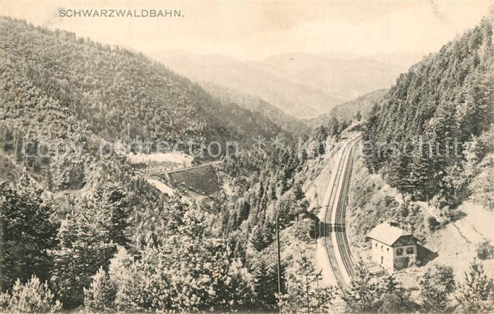 Schwarzwald Panorama Schwarzwaldbahn