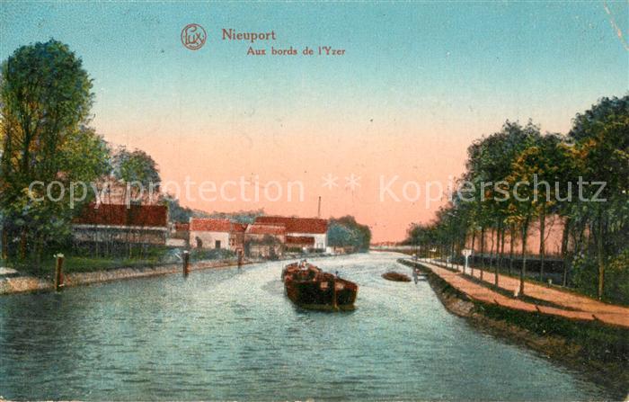 NIEUPORT Nieuwpoort West-Vlaanderen Belgie Aux bords de l'Yzer