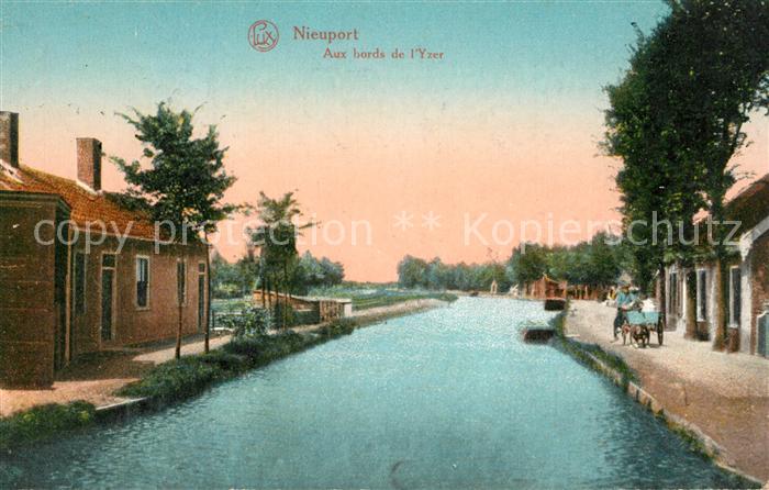 NIEUPORT Nieuwpoort West-Vlaanderen Belgie Aux bords de l'Yzer