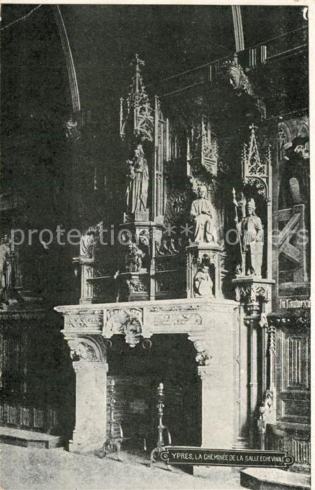 Ypern Ypres Cheminée de la Salle Eche Vinale