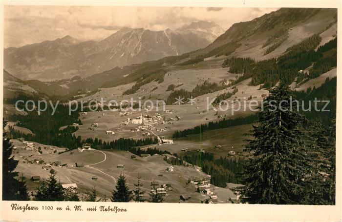 Riezlern Kleinwalsertal Vorarlberg Panorama Nebelhorn