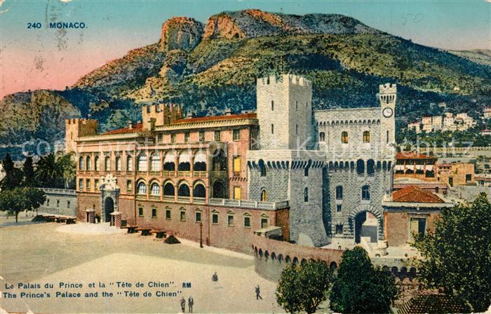 Monaco La Palais du Prince Tete de Chien