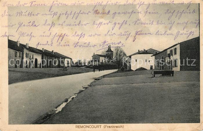 Remoncourt Meurthe-et-Moselle Kirche Stadtansicht