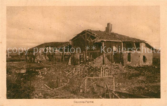 Bayonne 64 Ferme Zerstörte Häuser