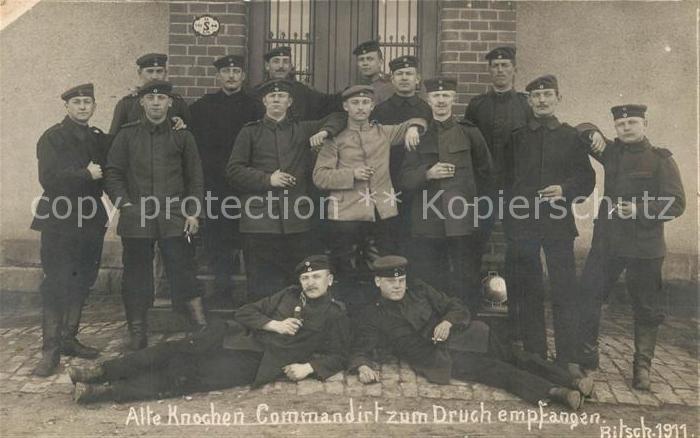 Strasbourg Alsace Soldaten Alte Knochen Comandirt zum Druch empfangen Ritsch