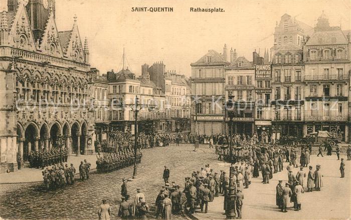 Saint-Quentin 02 Aisne Rathausplatz