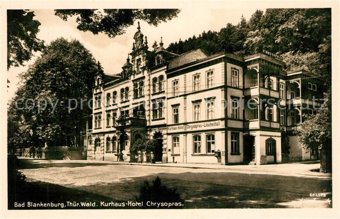 Bad Blankenburg Kurhaus Hotel Chrysopras