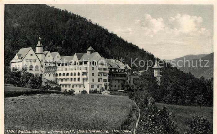 Bad Blankenburg Waldsanatorium Schwarzeck