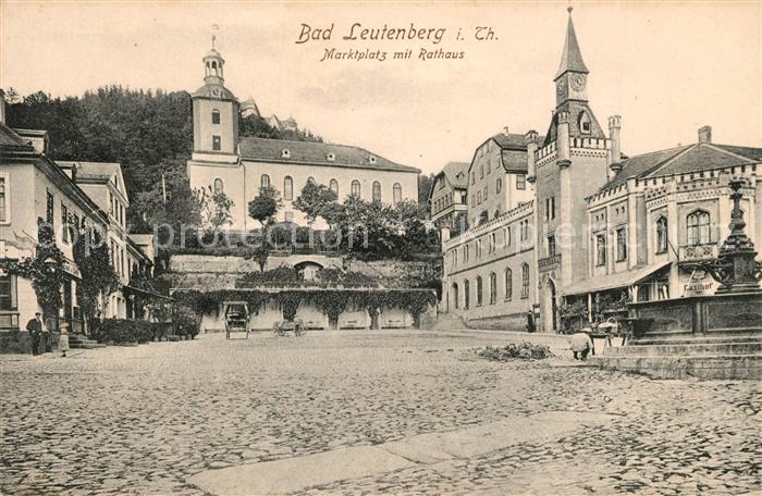 Bad Leutenberg Marktplatz Rathaus