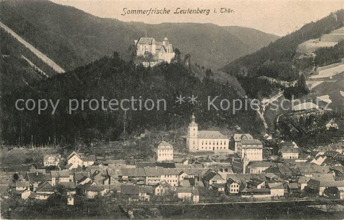 Leutenberg Thueringen Panorama Kirche