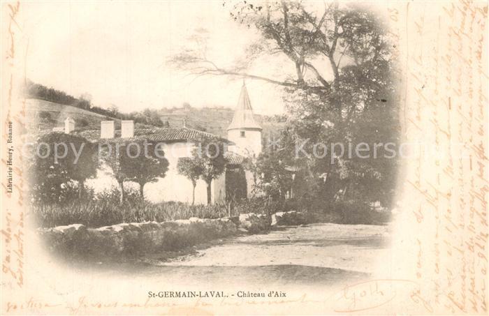 Saint-Germain-Laval Loire Chateau d Aix