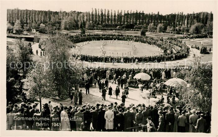 BERLIN  CITY Sommerblumen Funkturm