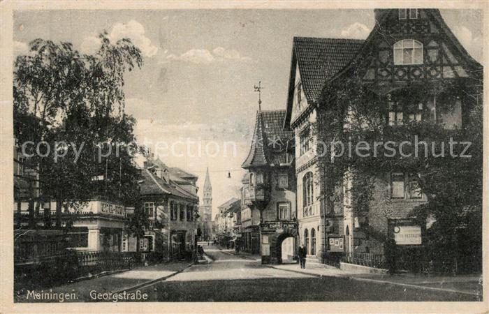 Meiningen Thueringen Georgstrasse
