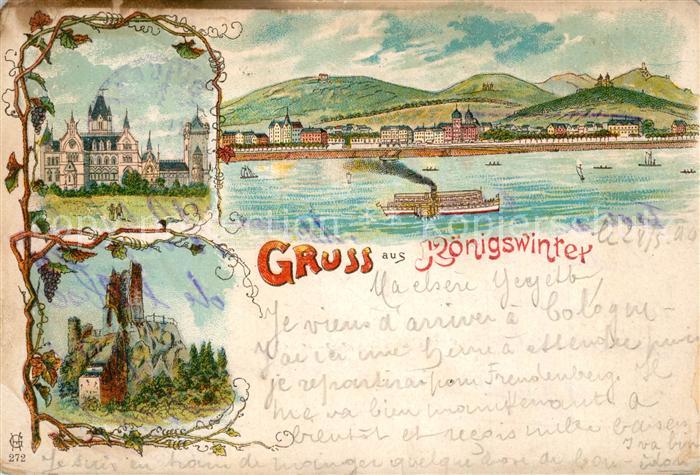 Koenigswinter Panorama Schloss Burg