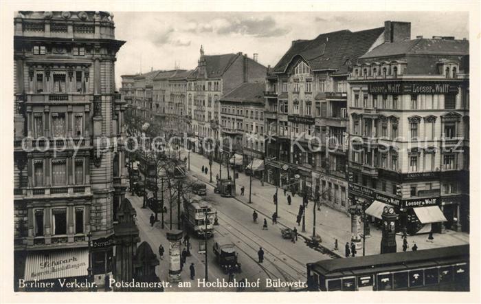 BERLIN  CITY Potsdamer Straße Hochbahnhof B?lowstraße