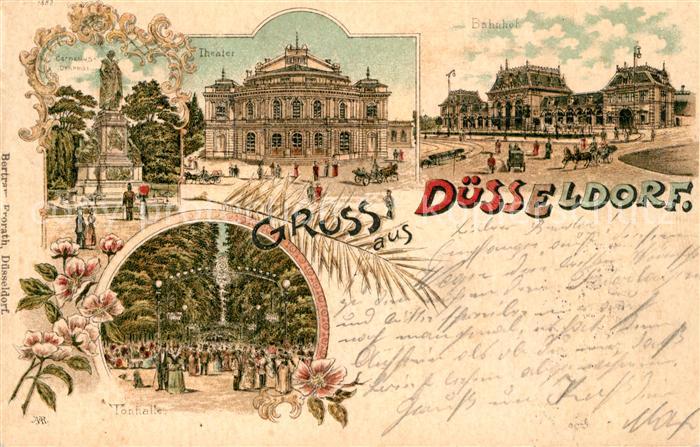 DuessELDORF  CITY Theater Bahnhof Tonhalle