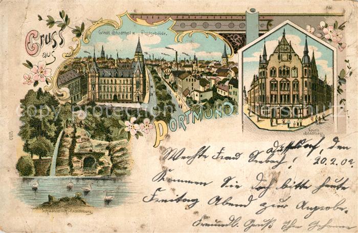 DORTMUND  CITY Postgebaeude Neues Stadthaus