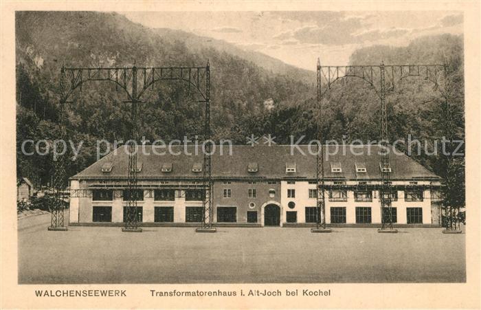 Kochel See Walchenseewerk Transformatorenhaus