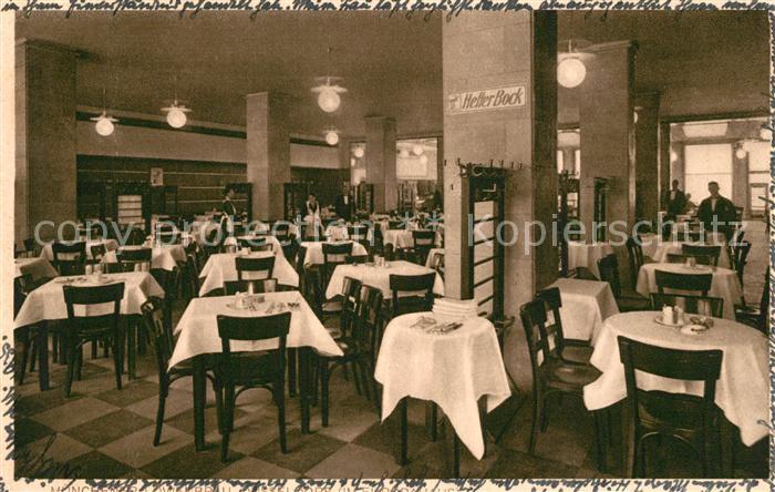 Muenchen Bayern Loewenbraeu Speisesaal