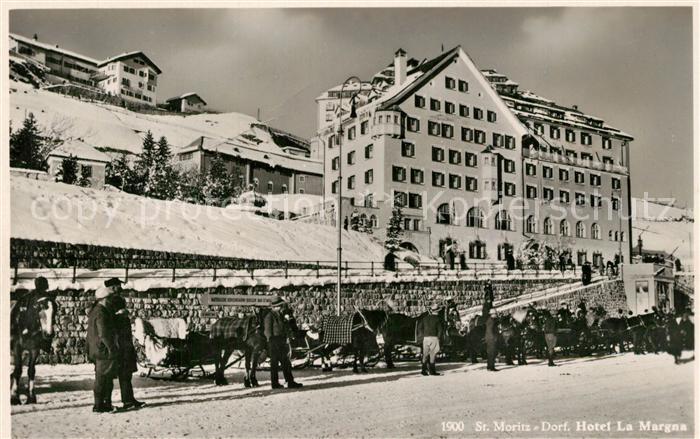 St Moritz Dorf GR Hotel La Margna