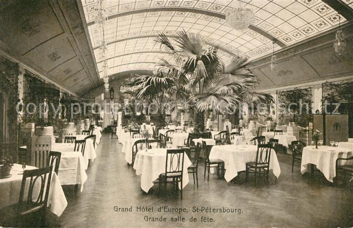 Petersbourg St Petersburg St Grand Hotel d Europe Grande salle de fete