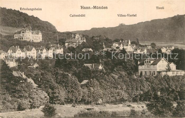 Hannoversch Muenden Erholungsheim Cattenbuehl Villenviertel Tivoli