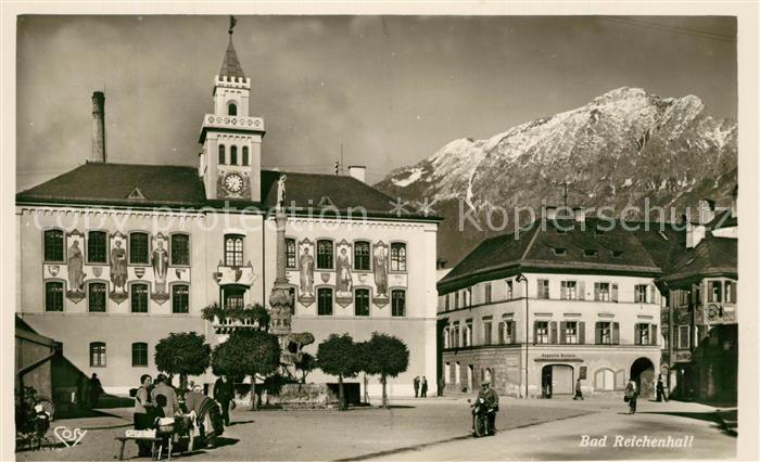 Bad Reichenhall Rathaus Rathausplatz Hochstauffen