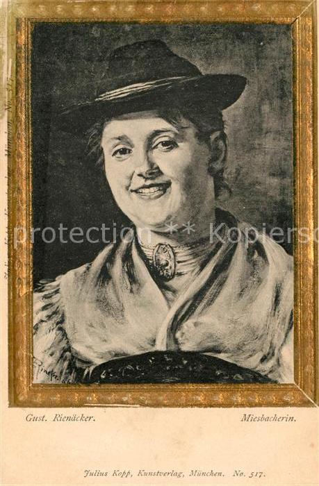 Miesbach Portrait Miesbacherin Gustav Rienäcker