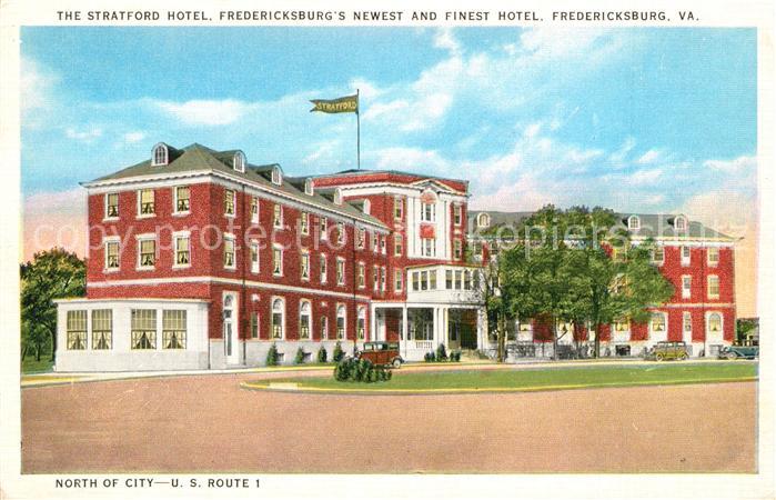 Fredericksburg Virginia Stratford Hotel