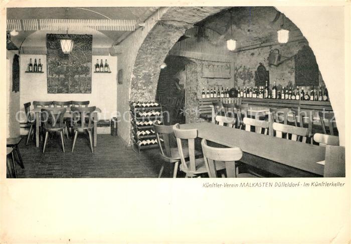 DuessELDORF  CITY Kuenstlerkeller Kuenstlerverein Malkasten