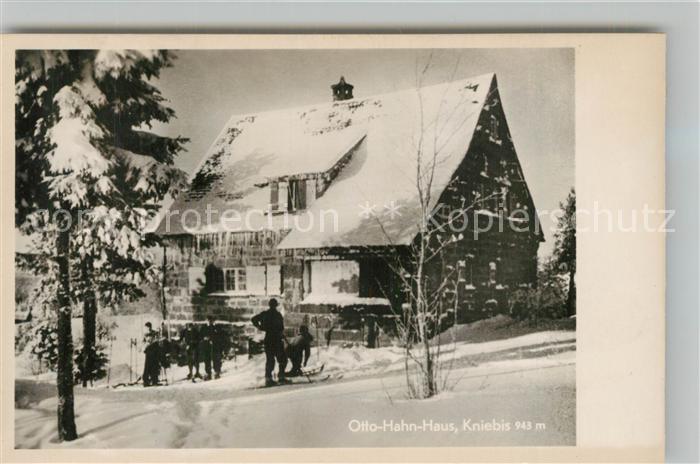Kniebis Freudenstadt Otto Hahn Haus Winter