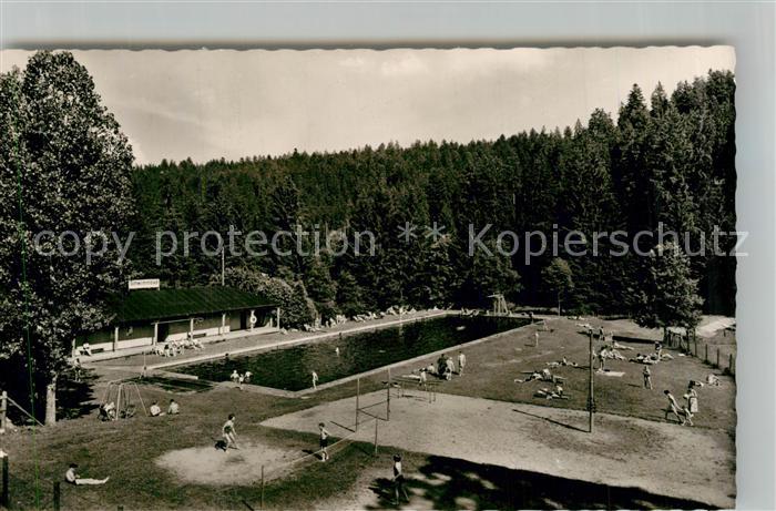 FREUDENSTADT BW Langenwaldsee Cafe Restaurant Pension Schwimmbad