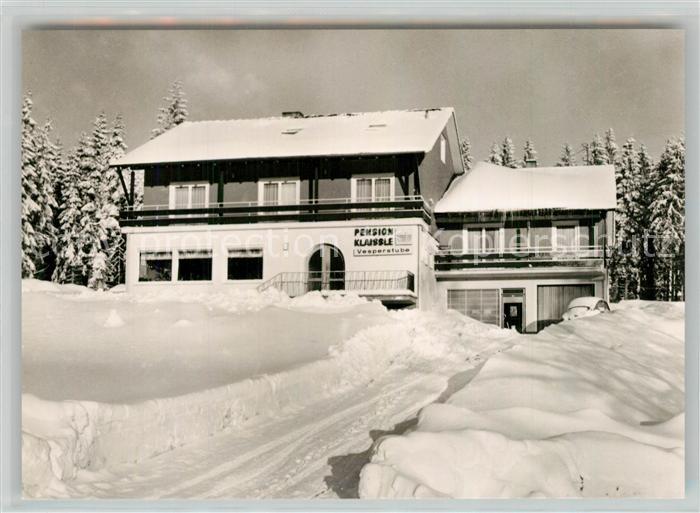 Kniebis Freudenstadt Pension Klaissle Vesperstube Winter