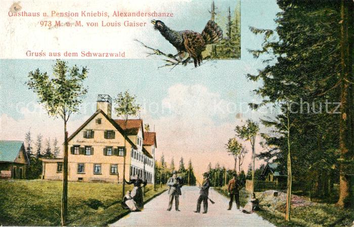 Kniebis Freudenstadt Gasthaus Pension Alexanderschanze Auerhahn Schwarzwald