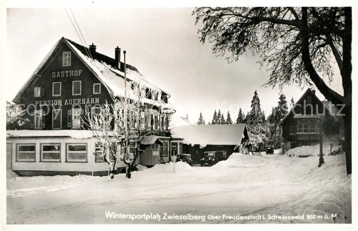 Zwieselberg Freudenstadt Gasthof Pension Auerhahn Winterimpressionen Schwarzwald