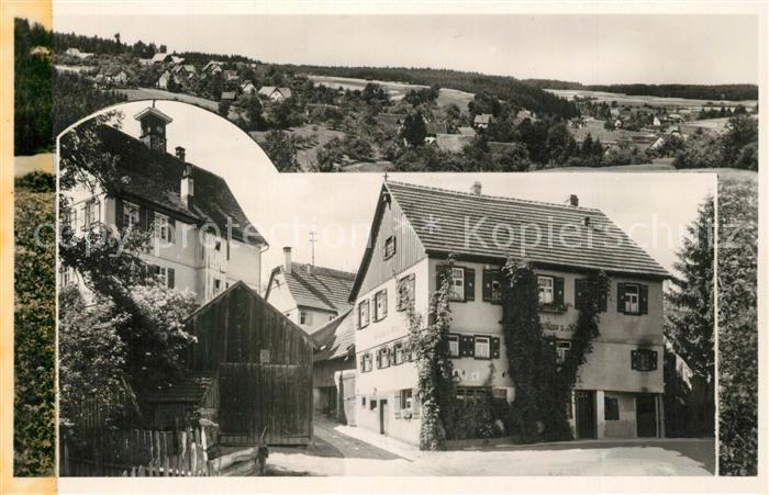 Untermusbach Freudenstadt Gasthaus zur Rose Landschaftspanorama