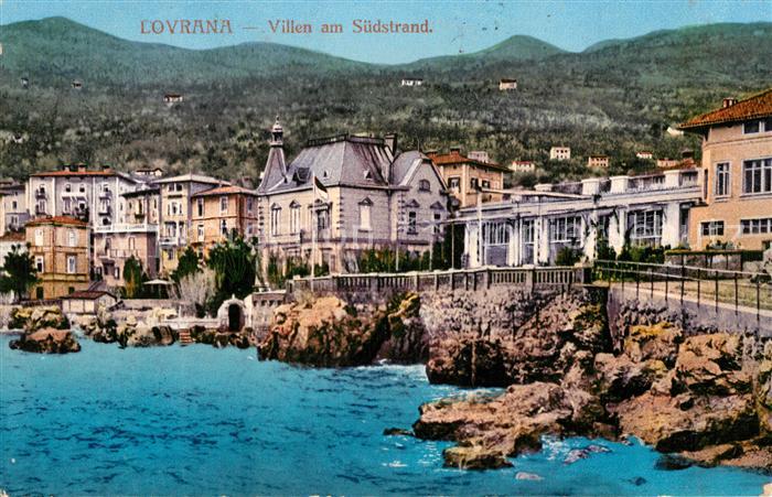 Lovrana Villen am Suedstrand